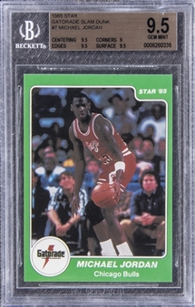 1985-86 Star Gatorade #7 Michael Jordan Rookie Card - BGS GEM MINT 9.5 